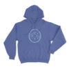 Berq Bubble Symbol Unisex Hoodie Blue